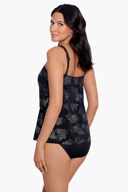 Miraclesuit Black/Multi Iridium Mirage Tankini