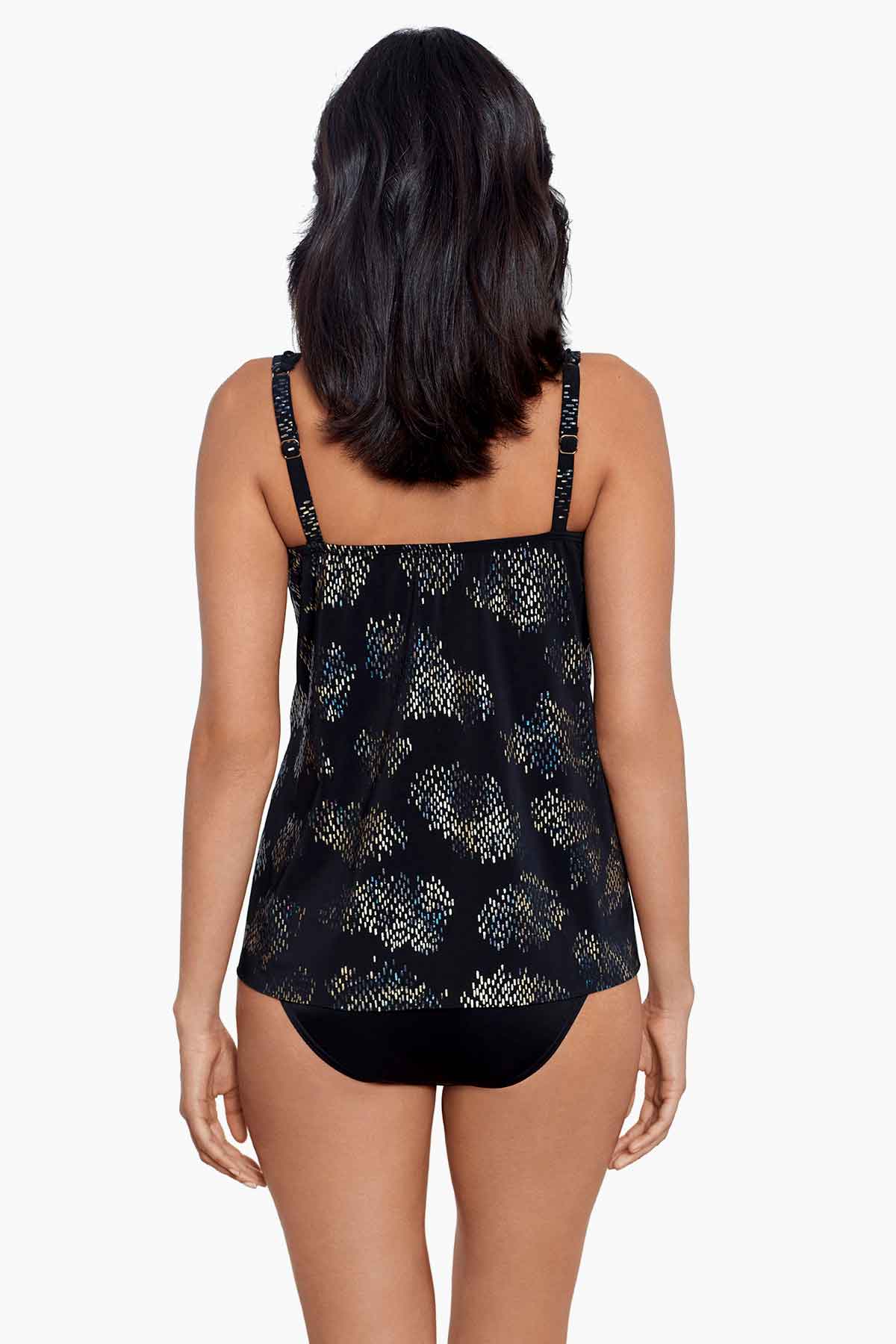 Miraclesuit Black/Multi Iridium Mirage Tankini