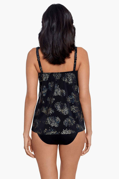 Miraclesuit Black/Multi Iridium Mirage Tankini