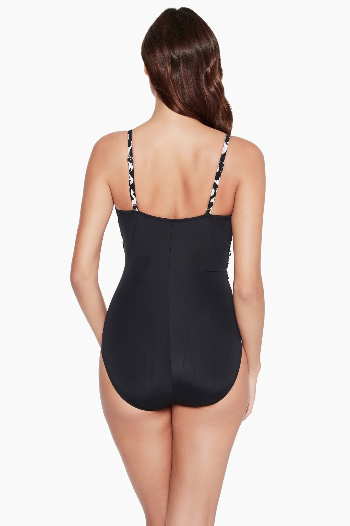 Miraclesuit Black/White Magicsuit Hot Spot Louise One Piece Swimsuit