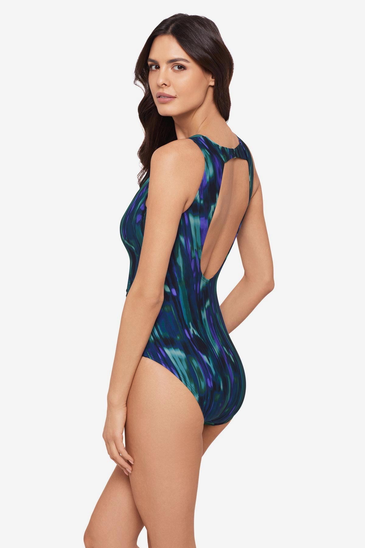 Miraclesuit Black/Multi Magicsuit Rainfall Deedee One Piece Swimsuit