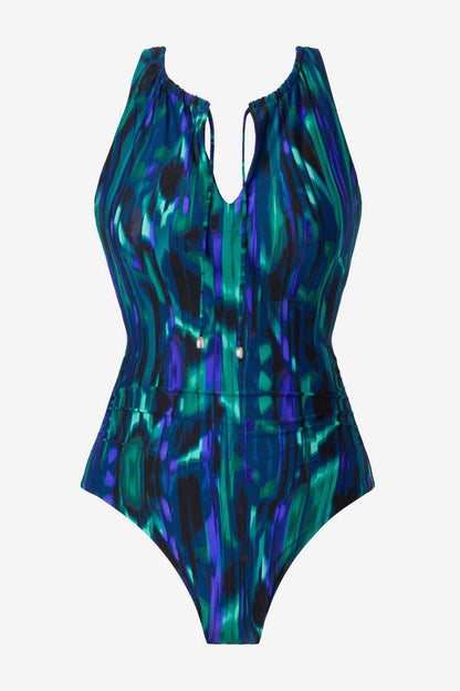 Miraclesuit Black/Multi Magicsuit Rainfall Deedee One Piece Swimsuit