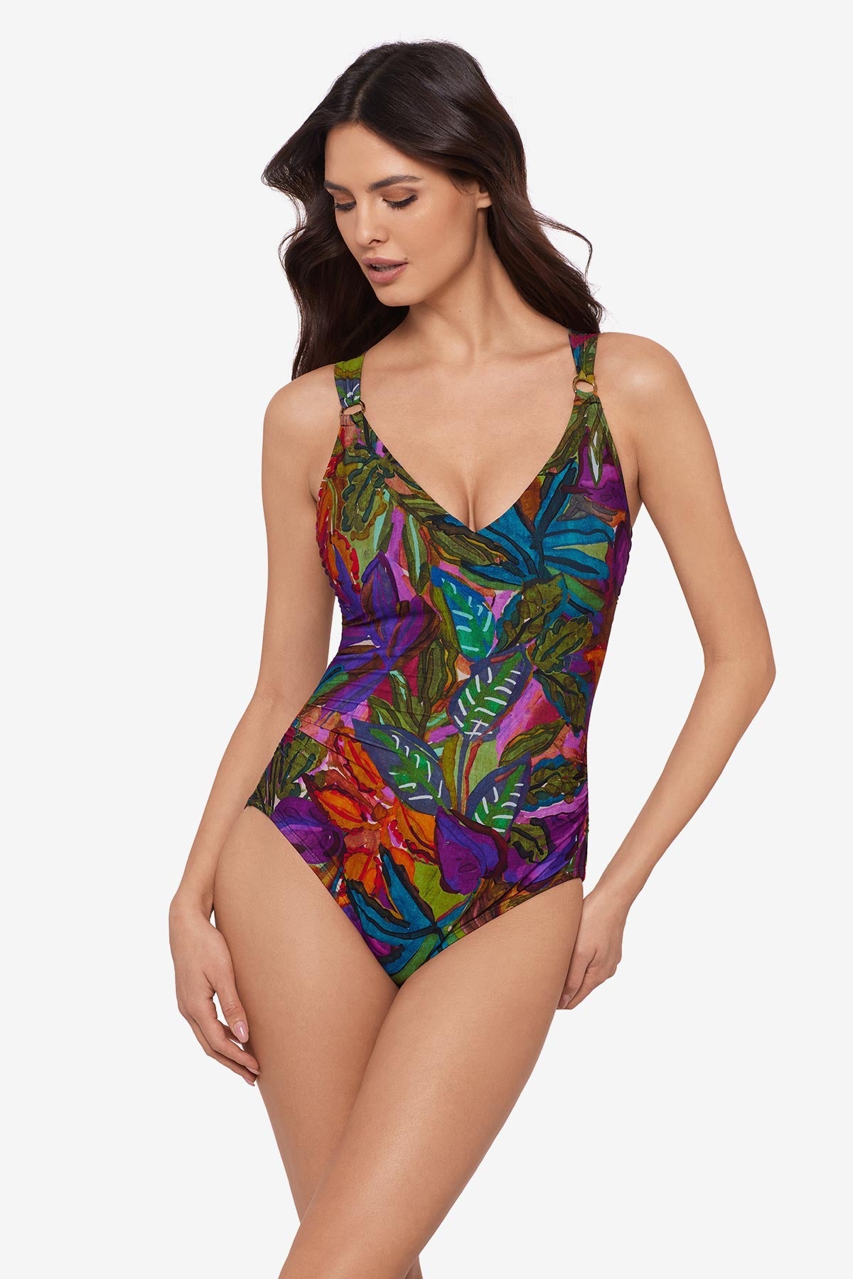 Miraclesuit Multi Magicsuit Cactus Flower Dakota One Piece Swimsuit