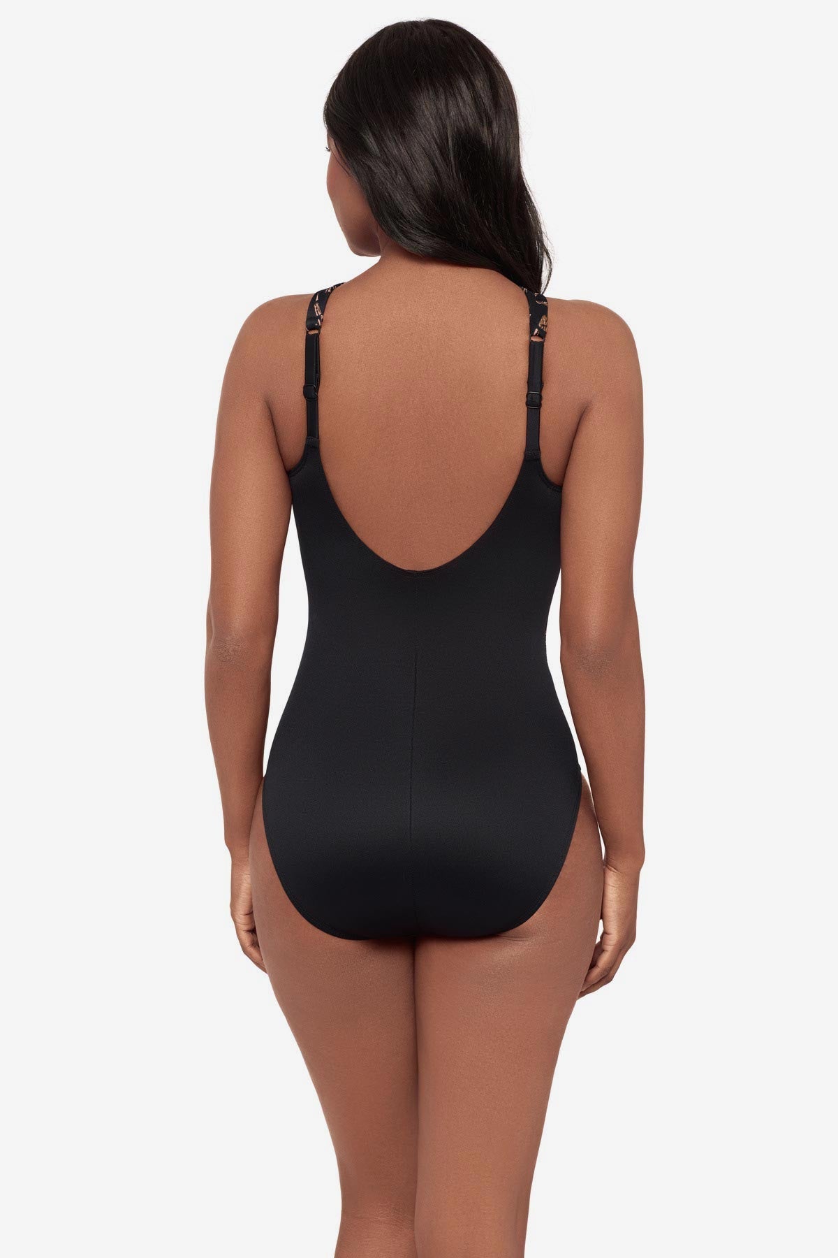 Miraclesuit Black Aphrodite One Piece Swimsuit in Costa D' Oro