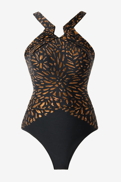 Miraclesuit Black Aphrodite One Piece Swimsuit in Costa D' Oro