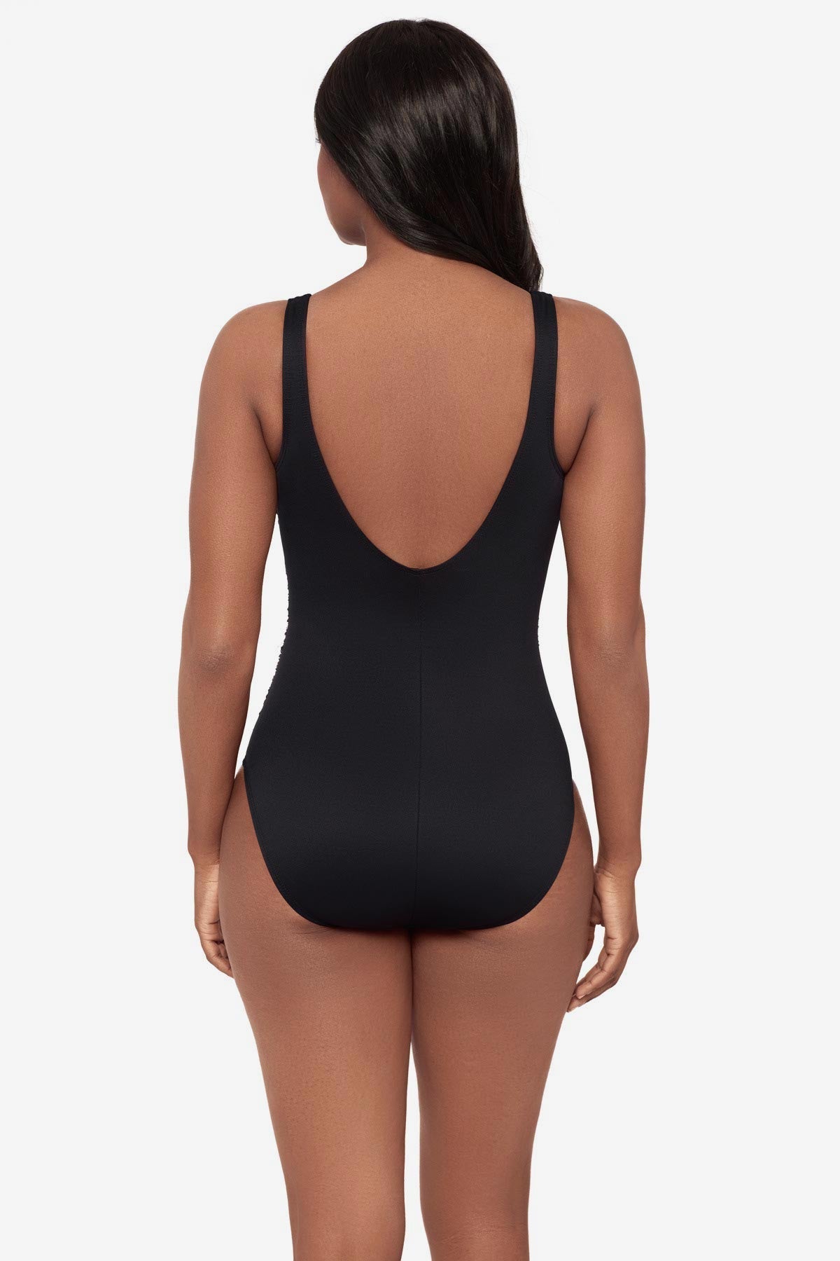 Miraclesuit Black Temptress One Piece Swimsuit in Costa D' Oro