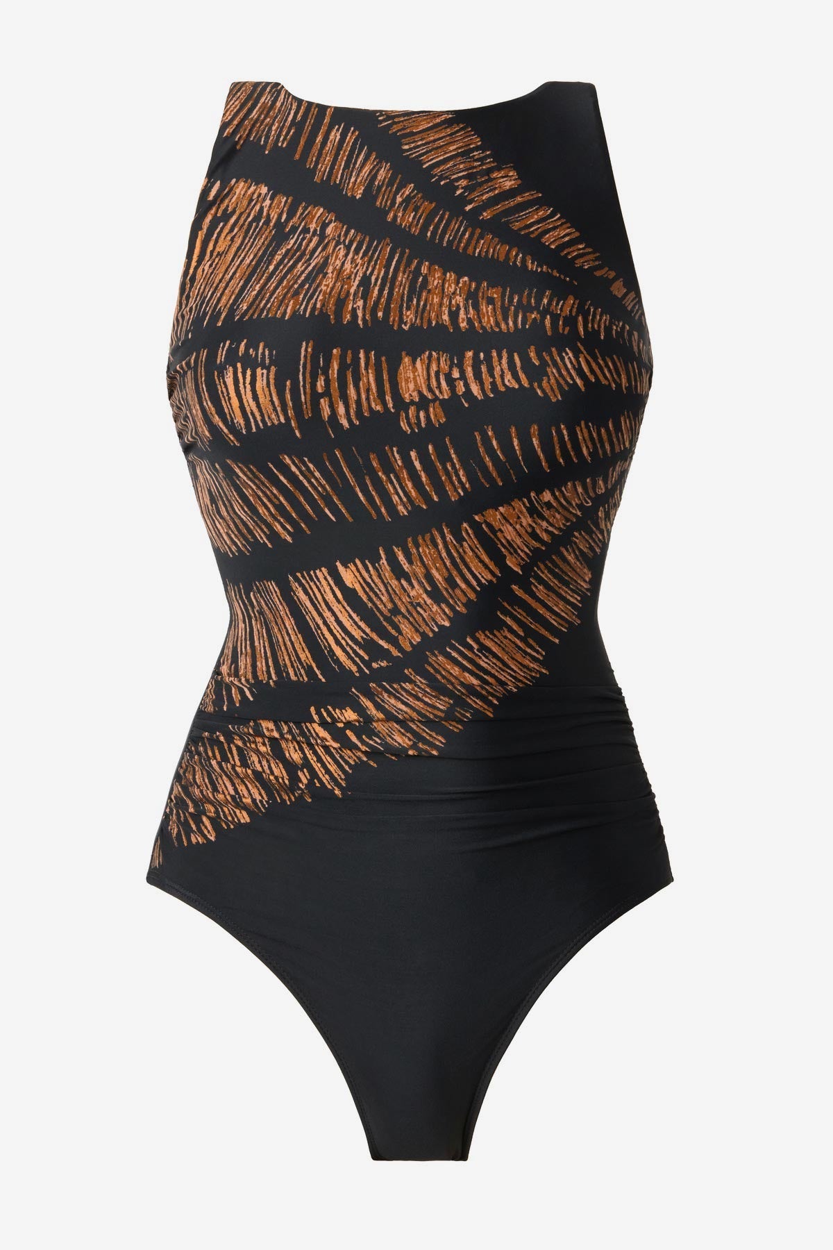 Miraclesuit Black Regatta One Piece Swimsuit in Costa D' Oro