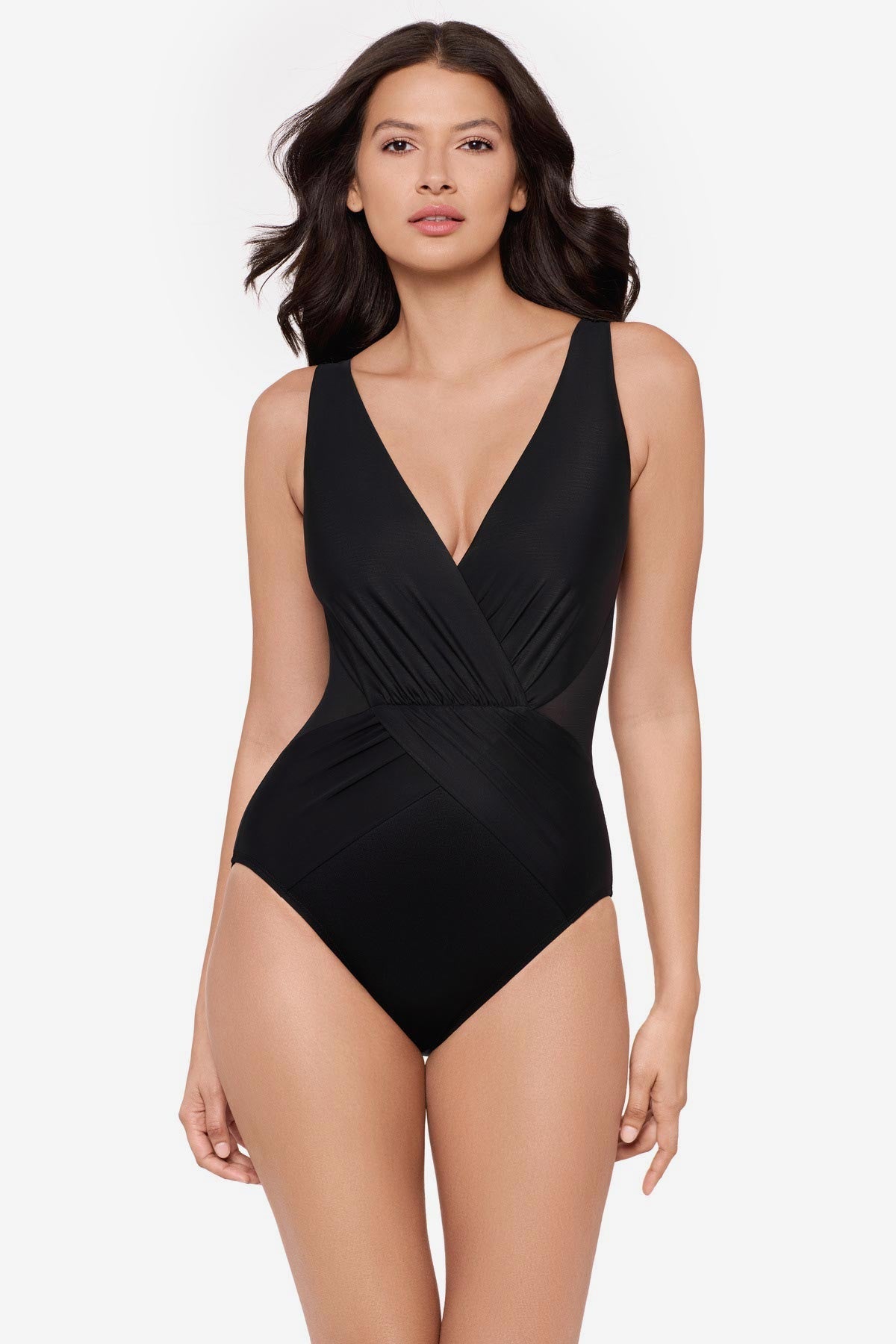 Miraclesuit Black Ibiza One Piece Swimsuit