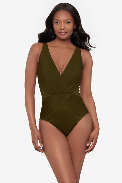 Miraclesuit Black Ibiza One Piece Swimsuit